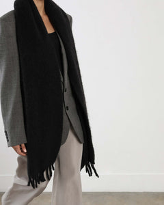 Tabata Aplaca Scarf, Black Scarf dear-frances 