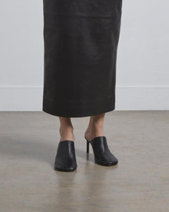 Sade Mule, Black Sade Sandal dear-frances 